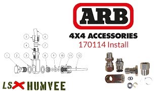 ARB 170114 Bulkhead Banjo Bolt Install - LSxHumvee