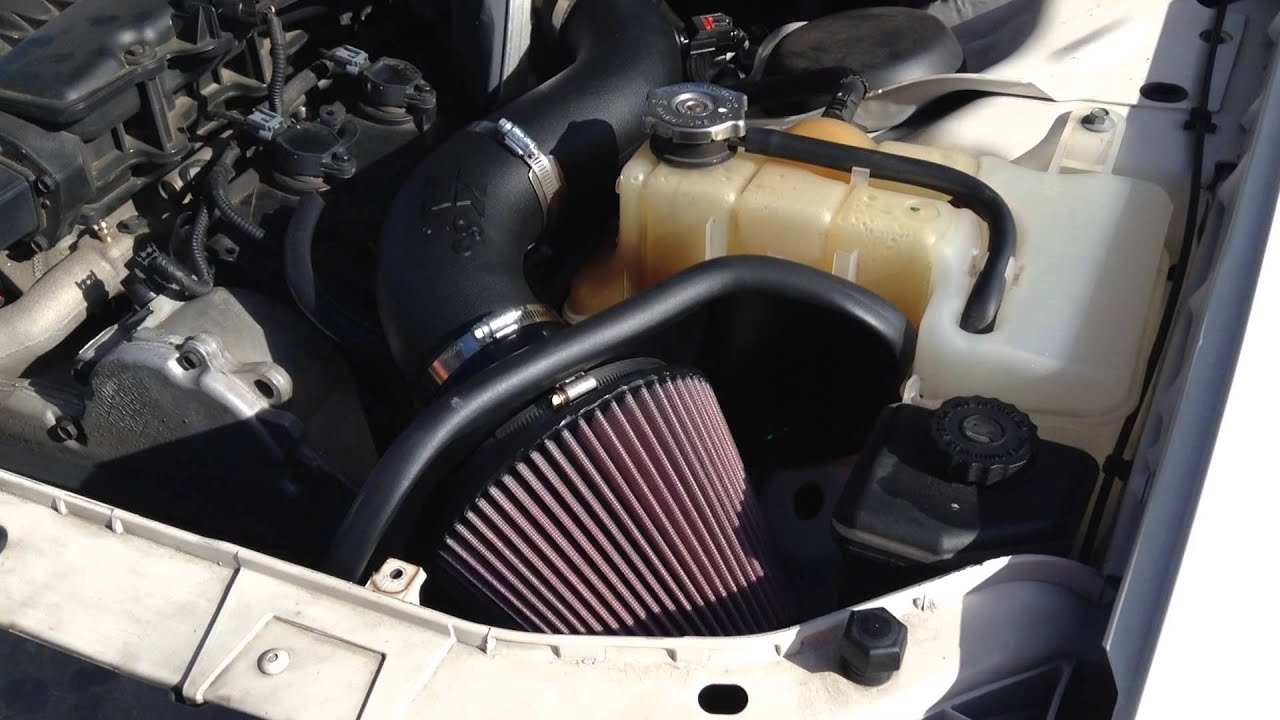 K&N Cold Air Intake on a 2010 Dodge Charger SXT - YouTube