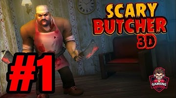 Scary Butcher 3D - Gameplay Walkthrough Part 1 - All Levels (iOS, Android)