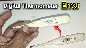 Digital Electric Thermometer Error || How to repair || DIY at home
