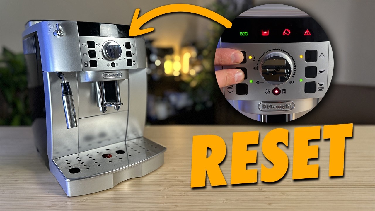 DeLonghi magnifica s（動作確認できません） How to RESET Delonghi Magnifica S - Full Tutorial - YouTube