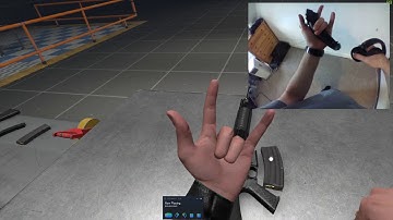 Valve Index Controllers - Detailed Finger Tracking Demo in Boneworks