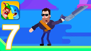 Ultimate Bowmasters - Gameplay Walkthrough Part 7 - 5 Characters (iOS, Android)