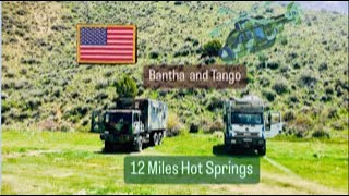 12 Mile Hot Spring Guide for Two Big Rigs. Wells, Nevada