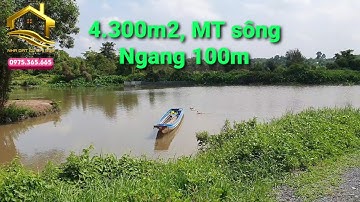 Bán đất vườn Củ Chi - Mặt tiền sông tuyệt đẹp, giá cực rẻ