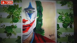 How to draw and colour joker, water colour painting of joker screenshot 2