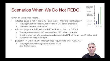 Lecture 20 Part 13: ARIES Recovery, REDO Phase