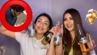 Doing our Makeup DRUNK + Q&A * FT. MY SISTER *