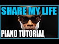 How to play  share my life by kem    piano tutorial  ig memphismeech dtmtutorials