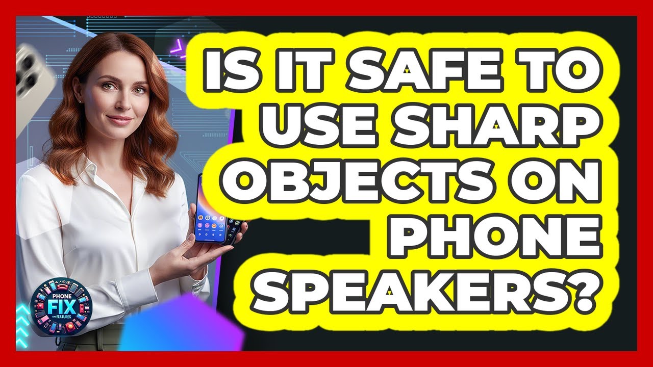 Is It Safe To Use Sharp Objects On Phone Speakers? - YouTube