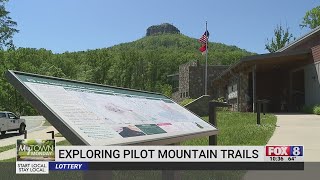 Join us as we explore Pilot Mountain trails for My Town Monday