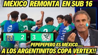 PRENSA ARGENTINA EXPLOTA POR REMONTADA DE MÉXICO 3-2 ARGENTINA COPA VERTEX FÚTBOL MEXICANO 