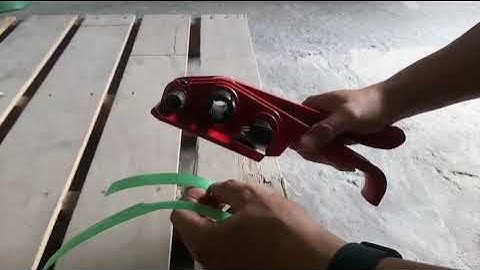 Hướng dẫn sử dụng dụng cụ đóng đai nhựa 2023