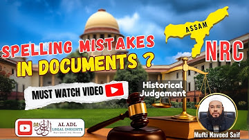Spelling Mistakes in NRC Documents? Supreme Court