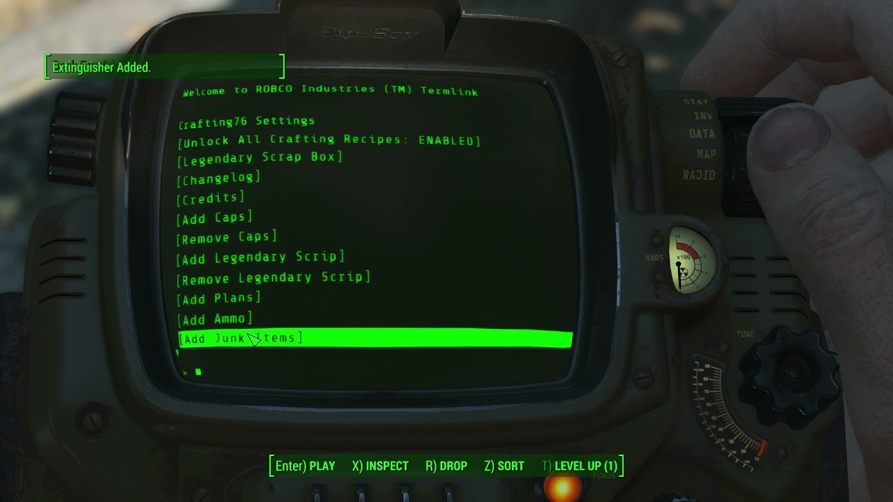 Fallout 4: Scrapbox Demonstration