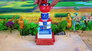 Father & Son Build a Mini Soft Drink Factory | DIY Mini Construction Science Project | Toto Mini Lab screenshot 2