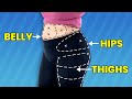 BELLY + HIPS + THIGHS | 3IN1 SPECIAL WORKOUT FOR WOMEN Belly and Thigh Fat Burning Exercises at Home