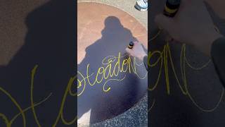 Graffiti tagging steel tip