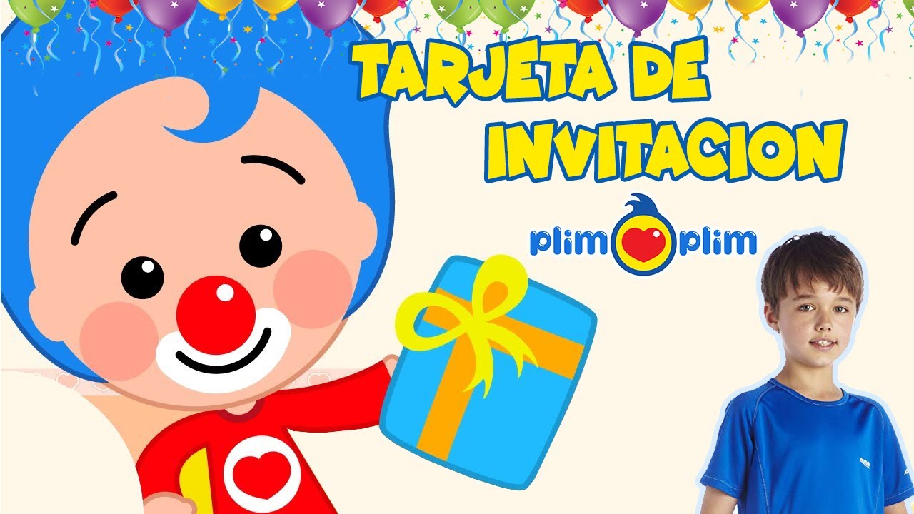 GRATIS] Tarjetas y Video Invitaciones de Plim Plim