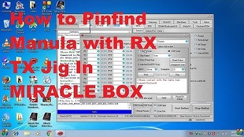 How to? Flash with Jig Cable !RX TX? pinout :in Miracle Box :- Jig cable