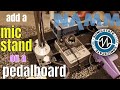 Namm 2019 Mount a Mic Stand on your Pedalboard with Metaldozer
