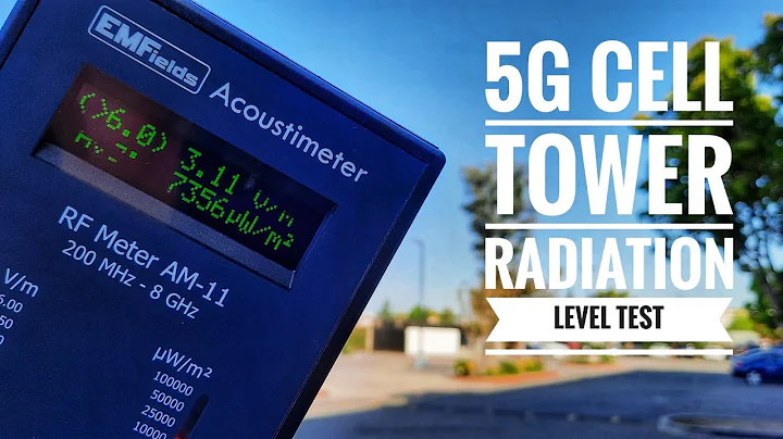 5G Cell Tower Radiation Level Test with EMFIELDS Acoustimeter AM11