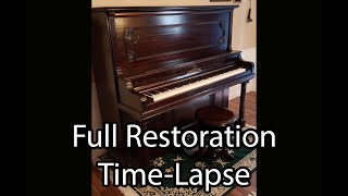 Full Piano Restoration TimeLapse