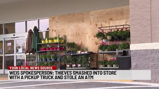 Thieves smash into Weis store with pickup truck, swipe ATM