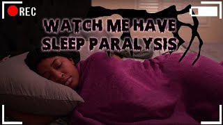 I RECORDED MYSELF HAVING SLEEP PARALYSIS !!