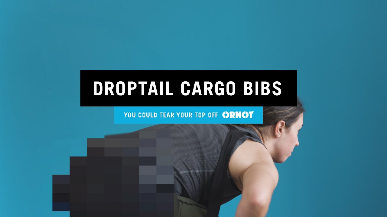 Women's Droptail Cargo Bib Short - Obsidian