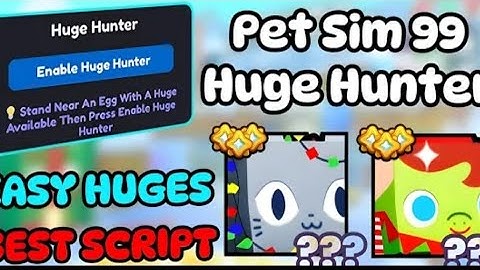 UPDATED PS99 SCRIPT | HUGE HUNTER | KEYLESS | PASTEBIN #petsimulator99script #tradescam #scriptps99