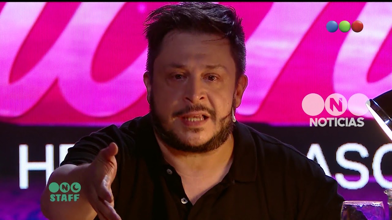 Hernán Casciari y su hija catalana