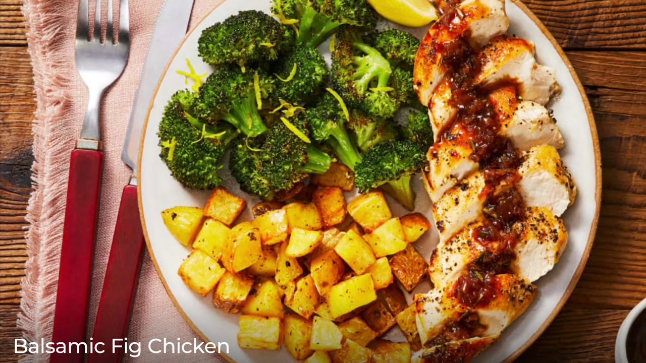 Hello Fresh Balsamic Fig Chicken