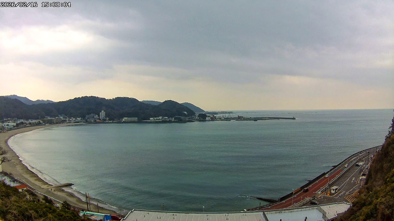【🔴逗子海岸ライブカメラ2】⛵逗子海岸ワイド：🎥by HviewCam