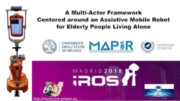 A Multi-Actor Framework Centered around an Assistive Mobile Robot for Elderly People Living Alone