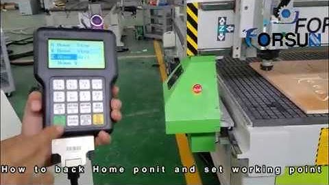 How to use DSP Controller on wood cnc router machine?--FORSUN CNC