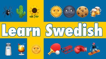Learn 400 Easy Swedish Words for Beginners with Emoji