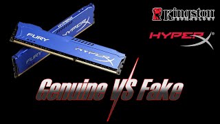 HyperX RAM Genuine vs fake