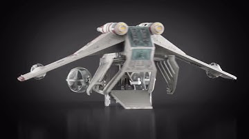 Hasbro Haslab Star Wars The Vintage Collection LAAT/i Gunship hover stand