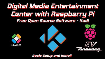 Personal Digital Media Center Custom Setup - LibreElec OS Basic Install Walkthrough KODI on Pi 4