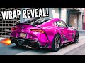 BIG TURBO SUPRA WRAP COLOR REVEAL!!!