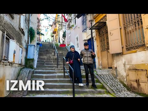 Izmir, 튀르키예 | Silent Alleys | 도보 여행 4K