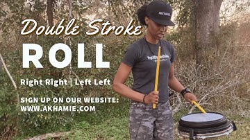 Double Stroke Roll | Drum Rudiments | Technique Improvement | How to Drum Roll? Drumset / Drum Line