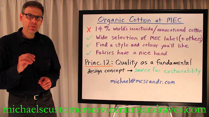 Michael's 31 Principles: MEC Organic Cotton