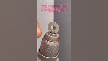 NO Coupler Needed! 🤯 DIY Drill Tool Expands PVC Pipe for Custom Fittings! #diy #tips #tricks ##how