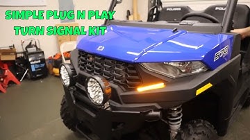 2022 Polaris Ranger 570 SP Turn Signal Kit Install