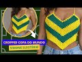 Ref:p3Vdv6UbUts Aprenda a fazer cropped de croch� do brasil    | cropped copa do mundo 2026