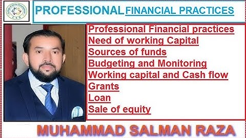 Professional financial practices A lecture of Professional Practices