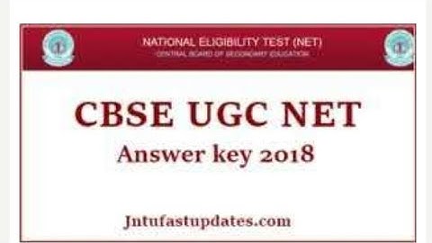 NET  2018 PAPER  1 ANSWER KEY
