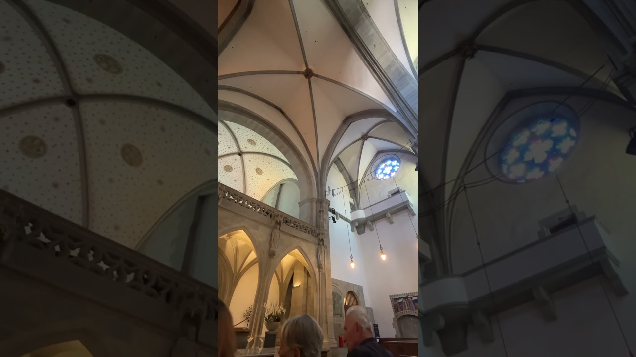 Organ performed in Grossmünster by Andreas Jud Schaffhausen